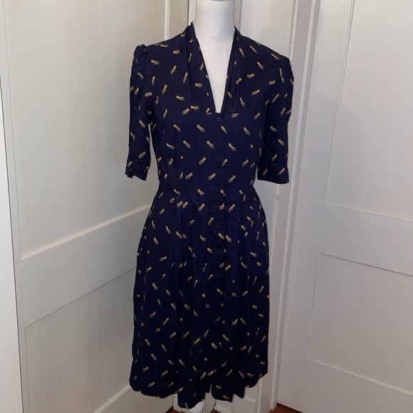 Emily & Fin ModCloth Fit and Flare Shirtdress - Picture 1 of 9